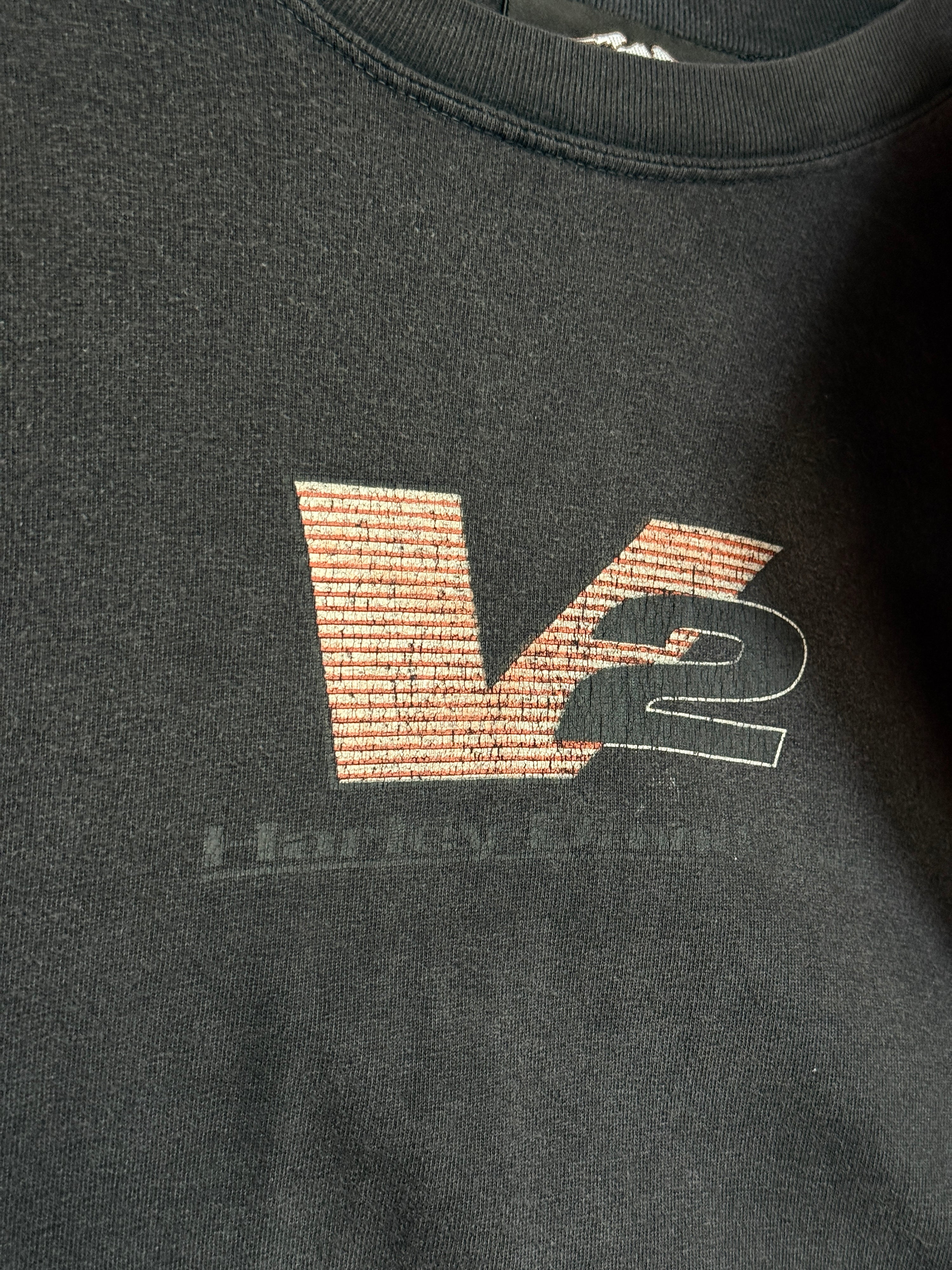 Vintage Faded Harley Davidson “V2” Longsleeve Black - L