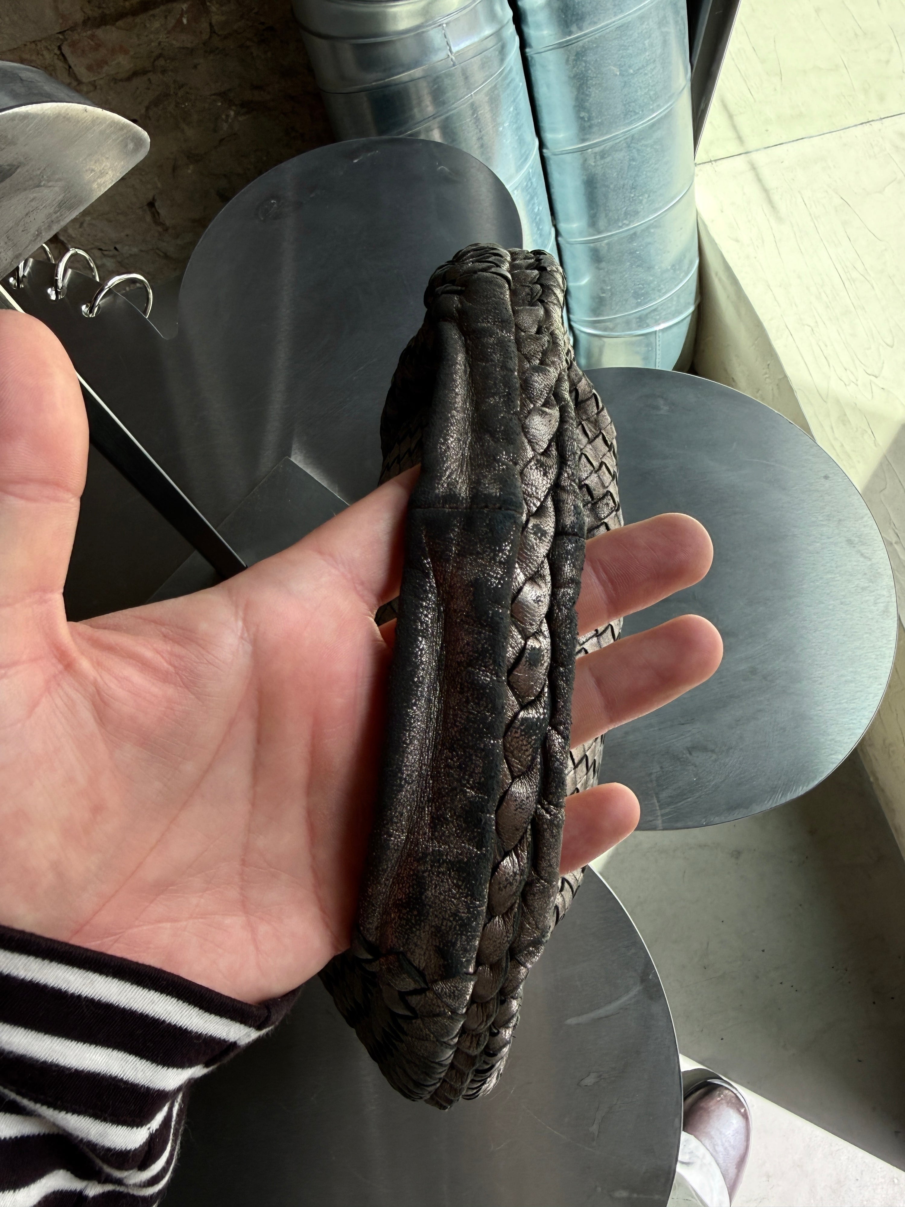 Bottega Veneta Intrecciato Hobo Leather Woven Bag