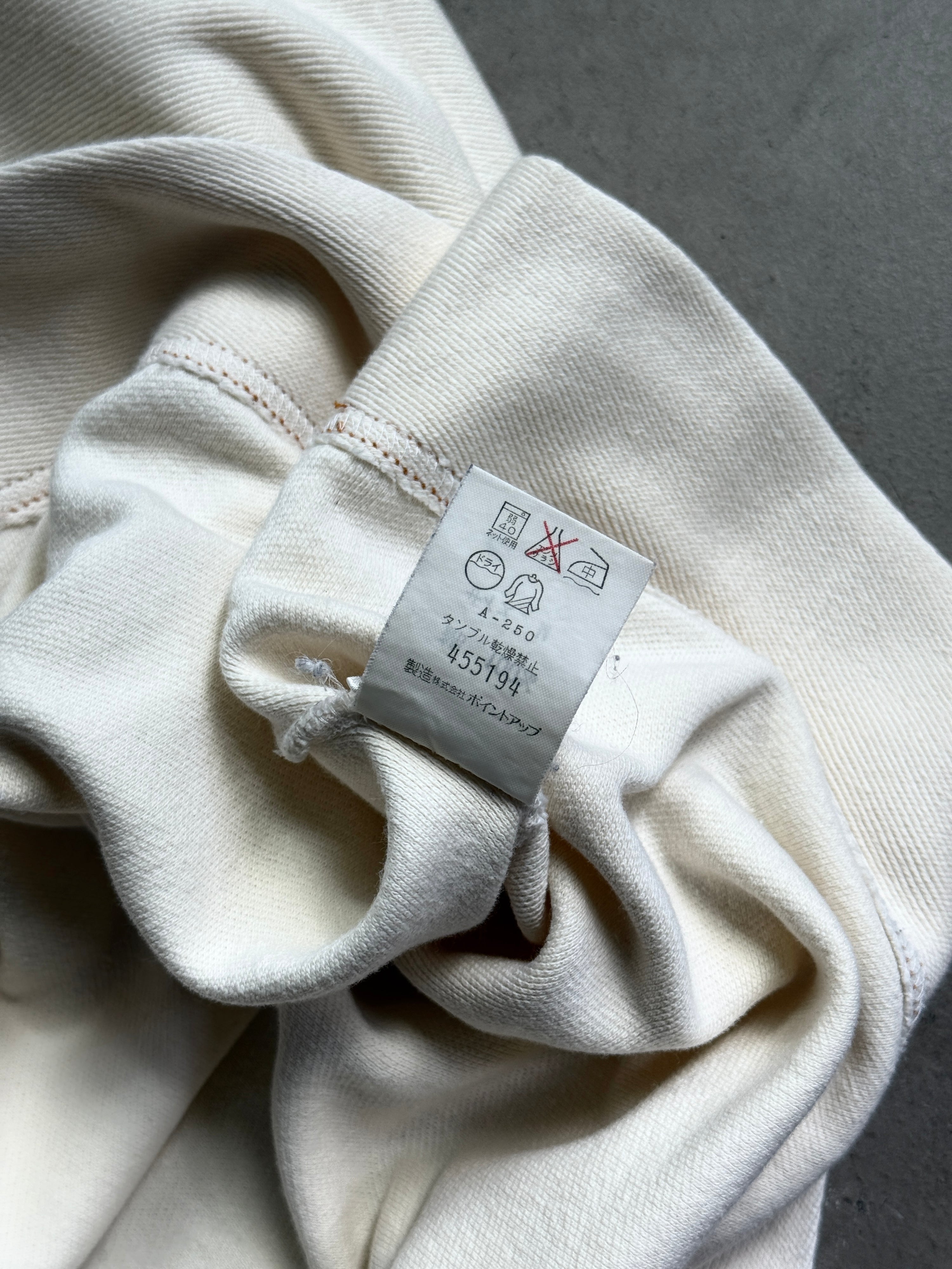Vintage Hai Sporting Gear by Issey Miyake Mockneck Sweater Cream - M