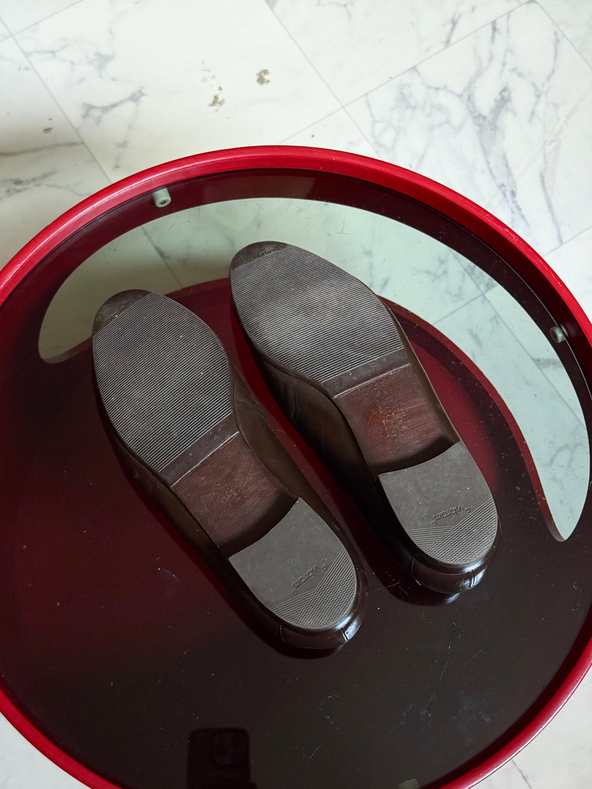 Vintage Brown Gucci Horsebit Leather Loafers - EU 40