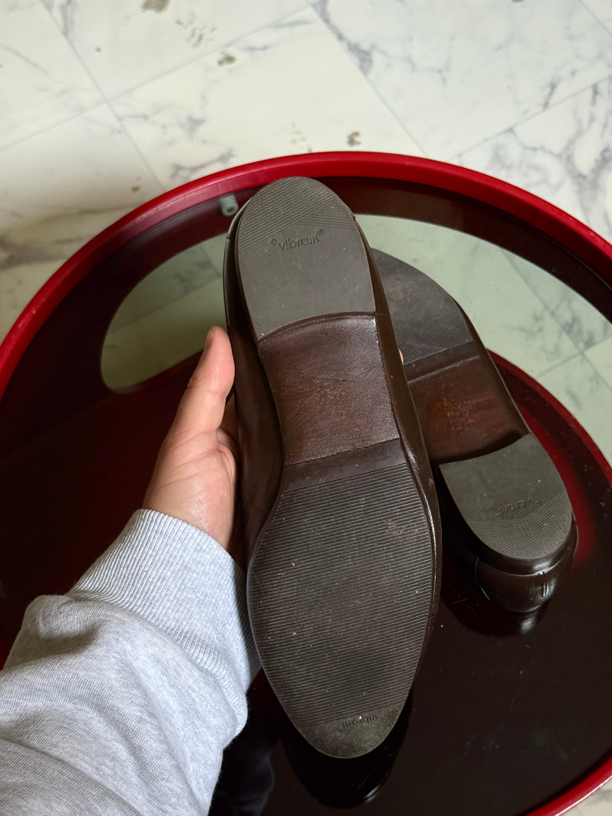 Vintage Brown Gucci Horsebit Leather Loafers - EU 40