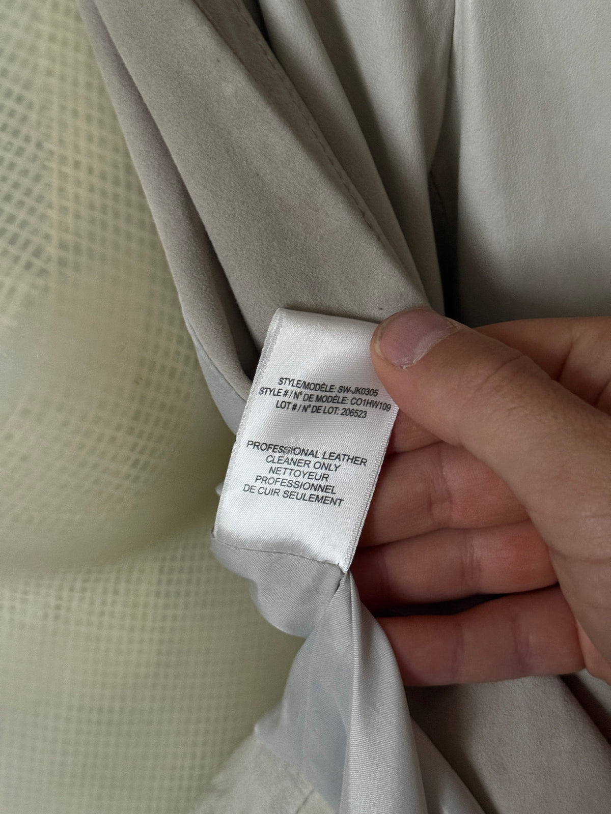 2000s Helmut Lang Cream Leather Tailored Blazer Jacket - S